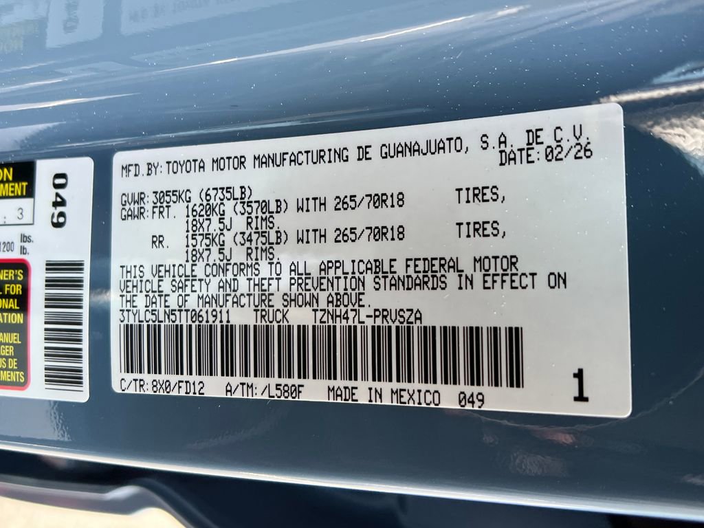 New 2026 Toyota Tacoma TRD Off-Road w/ TRD Off Road Upgrade Package image 27