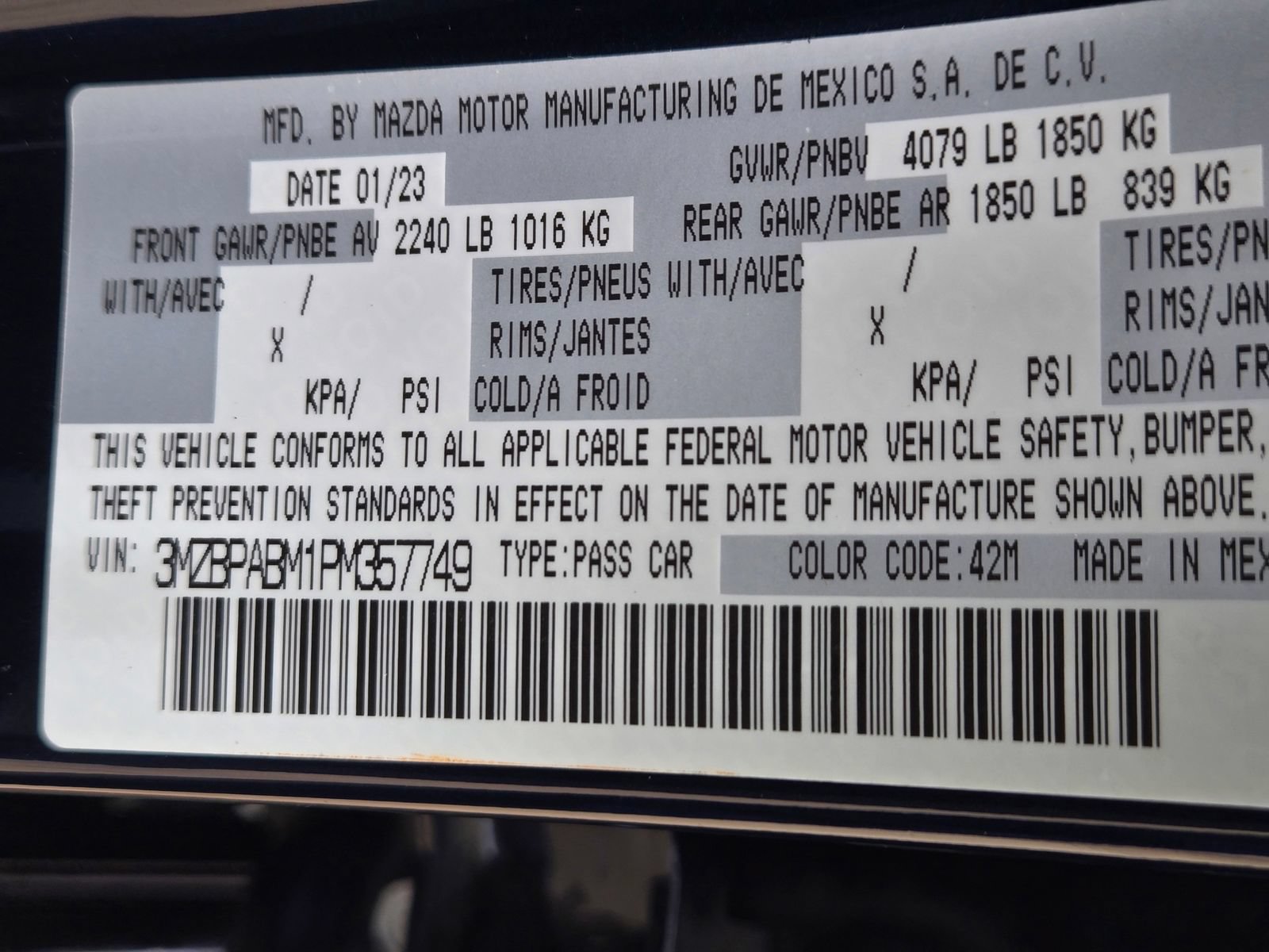 Used 2023 MAZDA MAZDA3 s FWD image 30