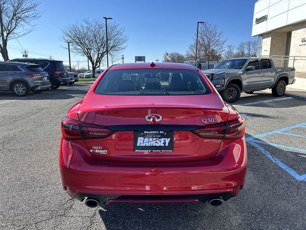 Certified 2023 INFINITI Q50 Red Sport 400 image 7