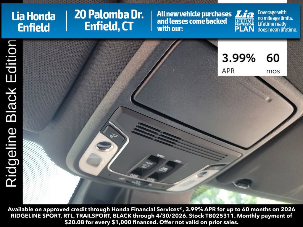 New 2026 Honda Ridgeline Black Edition image 29