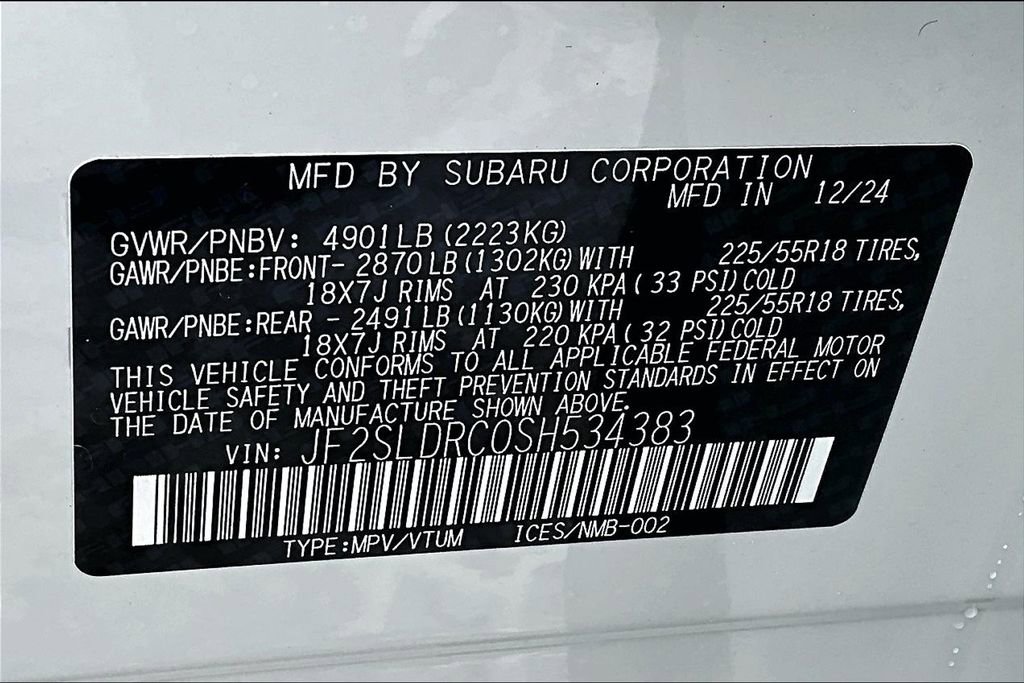 New 2025 Subaru Forester Limited w/ Popular Package #1 image 14