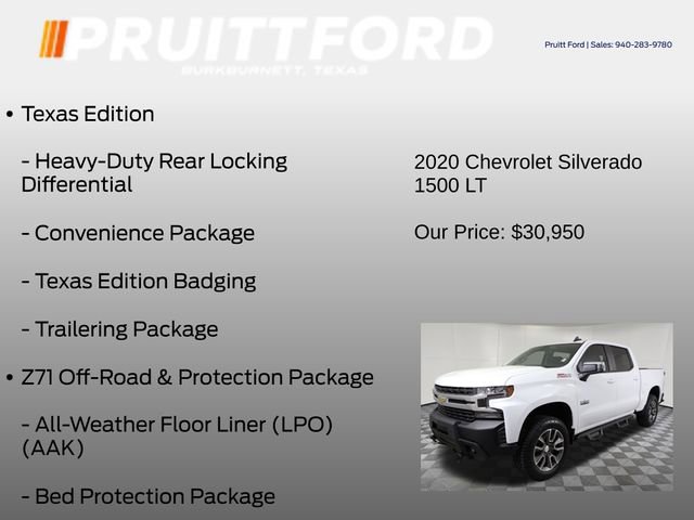Used 2020 Chevrolet Silverado 1500 LT w/ Texas Edition AWD/4WD image 19