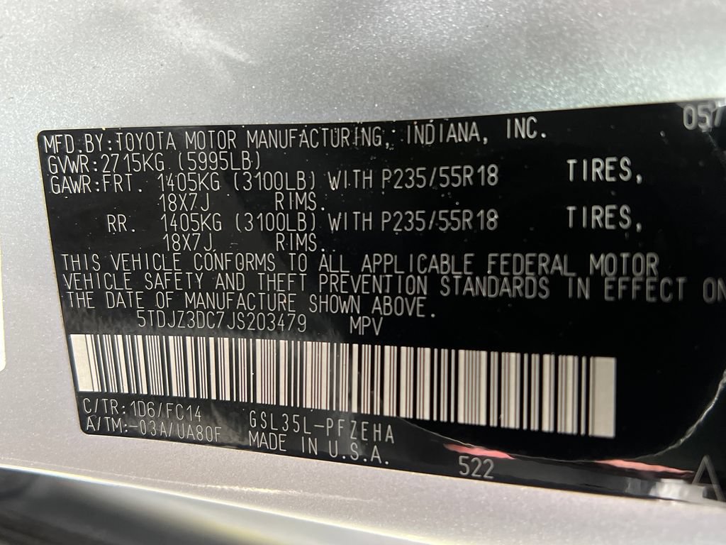 Used 2018 Toyota Sienna LE AWD/4WD image 26
