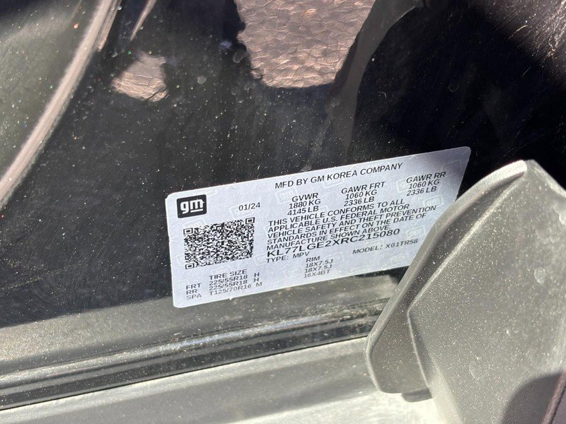 Certified 2024 Chevrolet Trax RS w/ Driver Confidence Package image 23