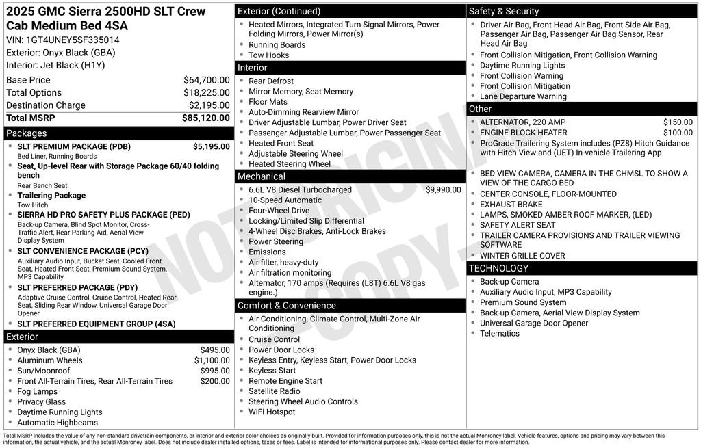 Used 2025 GMC Sierra 2500 SLT w/ SLT Premium Package image 41