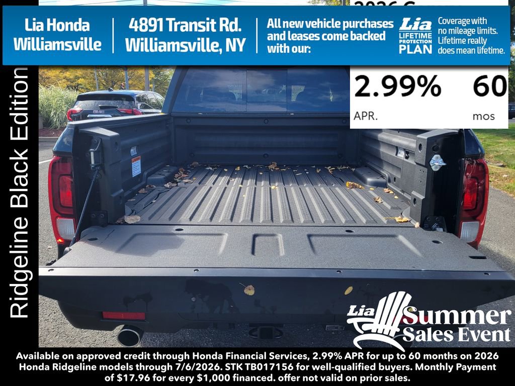 New 2026 Honda Ridgeline Black Edition image 6