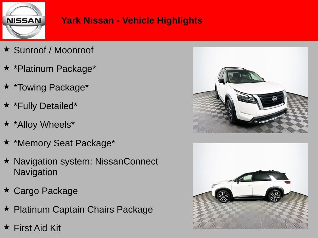 Certified 2023 Nissan Pathfinder Platinum image 2