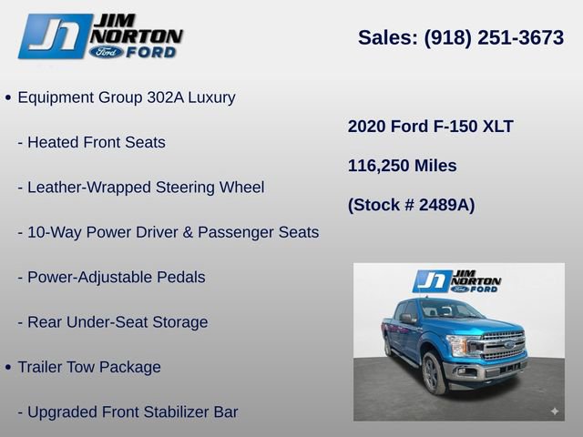 Used 2020 Ford F150 XLT w/ Equipment Group 302A Luxury image 14