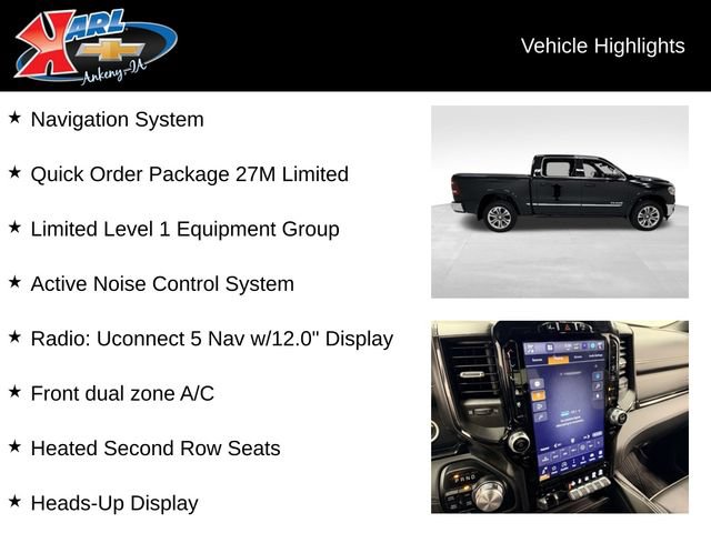 Used 2023 RAM 1500 Limited AWD/4WD image 2
