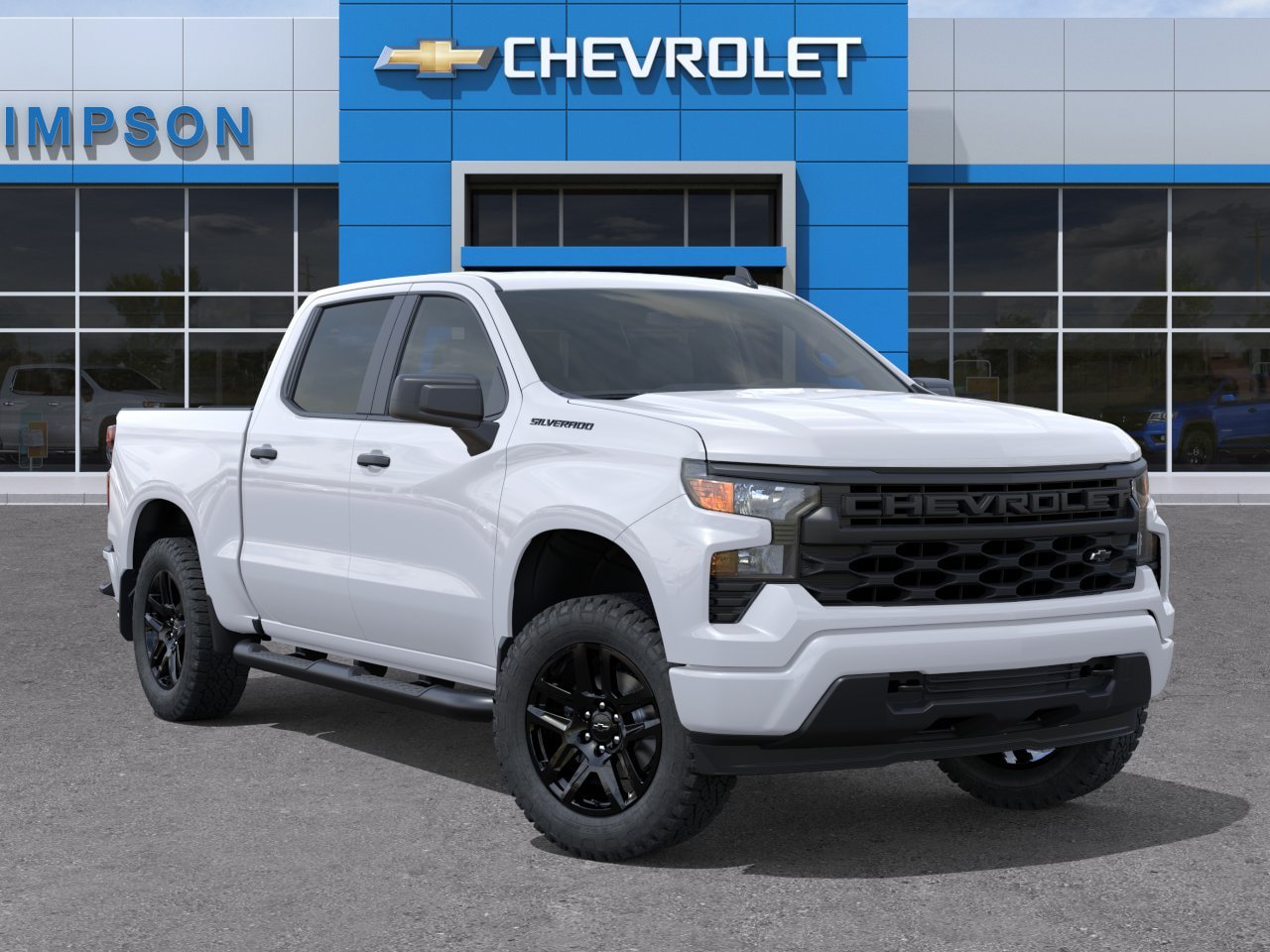 New 2026 Chevrolet Silverado 1500 Custom w/ Turbomax Blackout Package RWD image 35