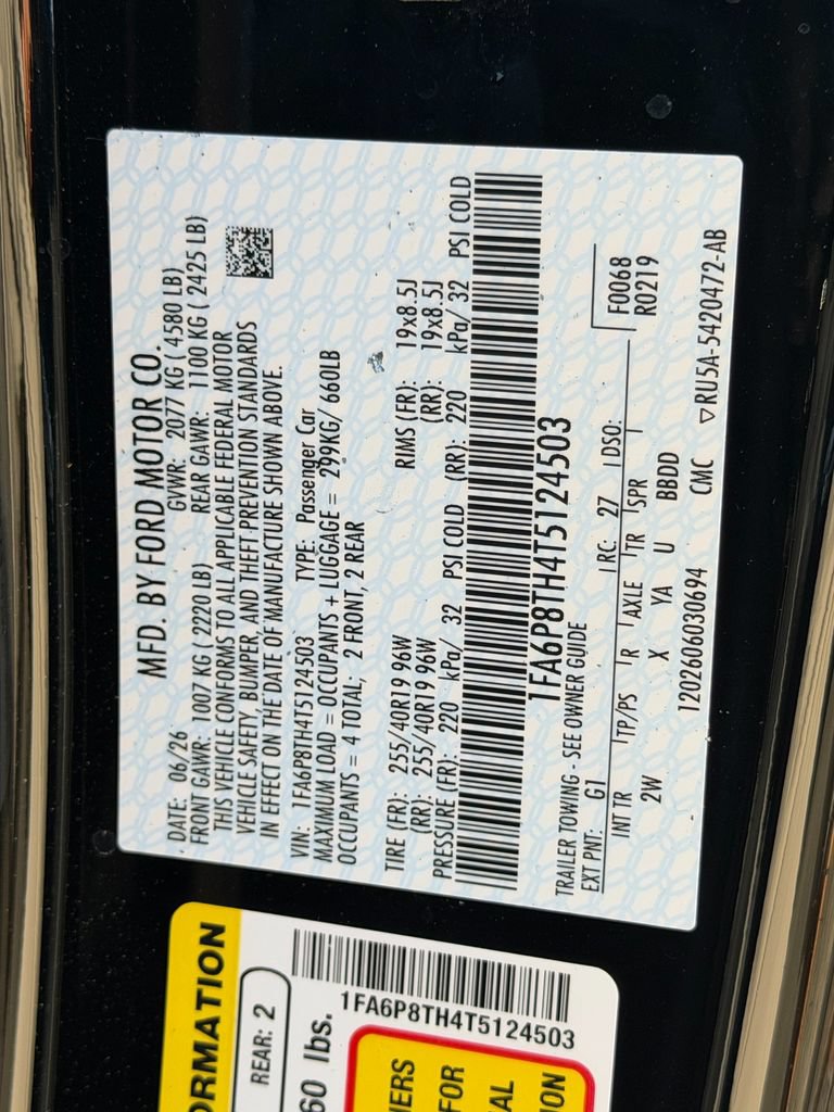 New 2026 Ford Mustang Coupe w/ Mustang Nite Pony Package RWD image 25