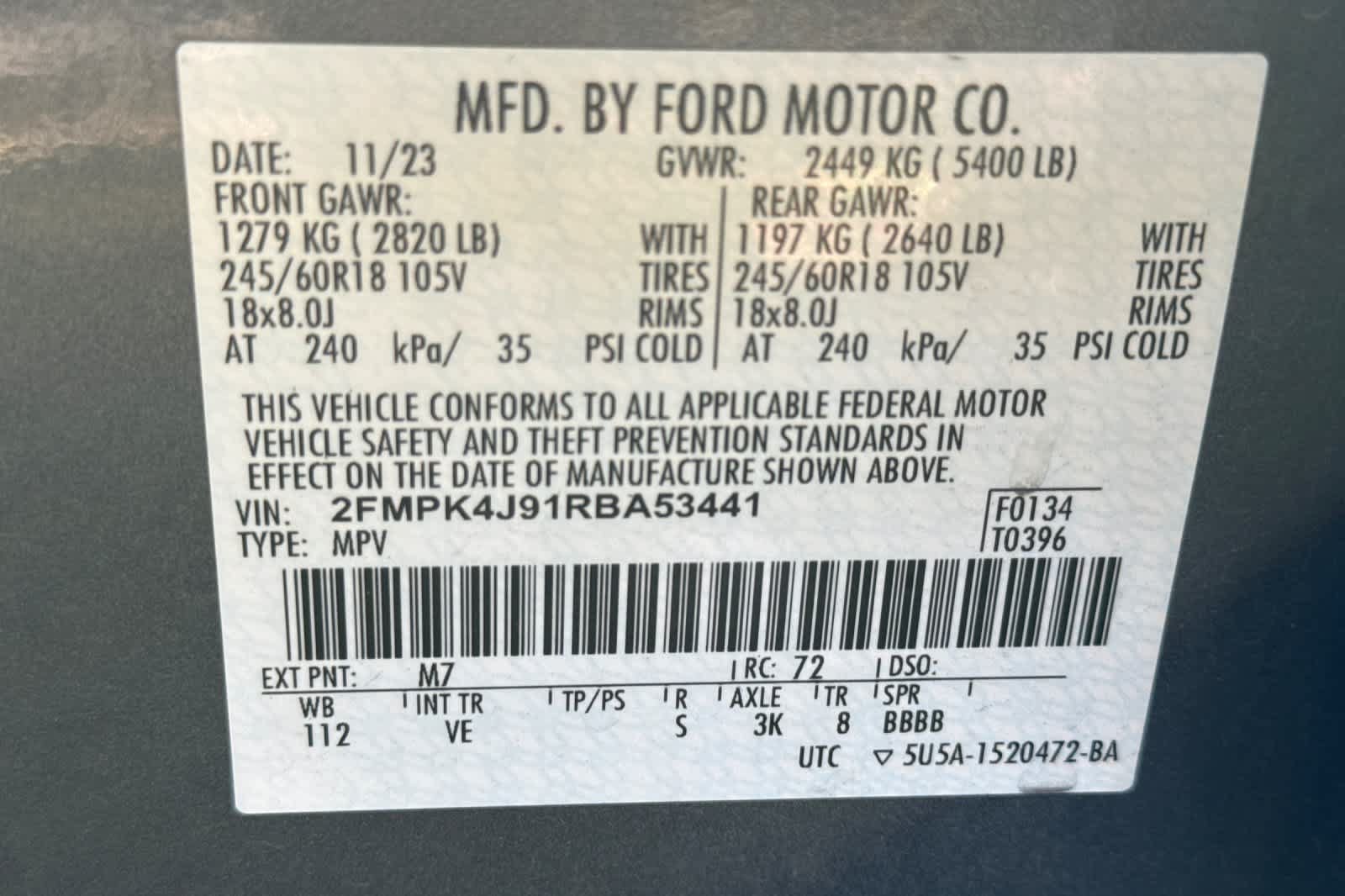 Used 2024 Ford Edge SEL AWD/4WD image 28