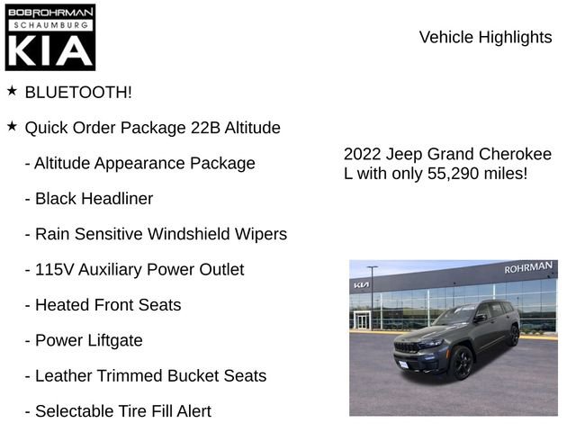 Used 2022 Jeep Grand Cherokee L Laredo AWD/4WD image 8