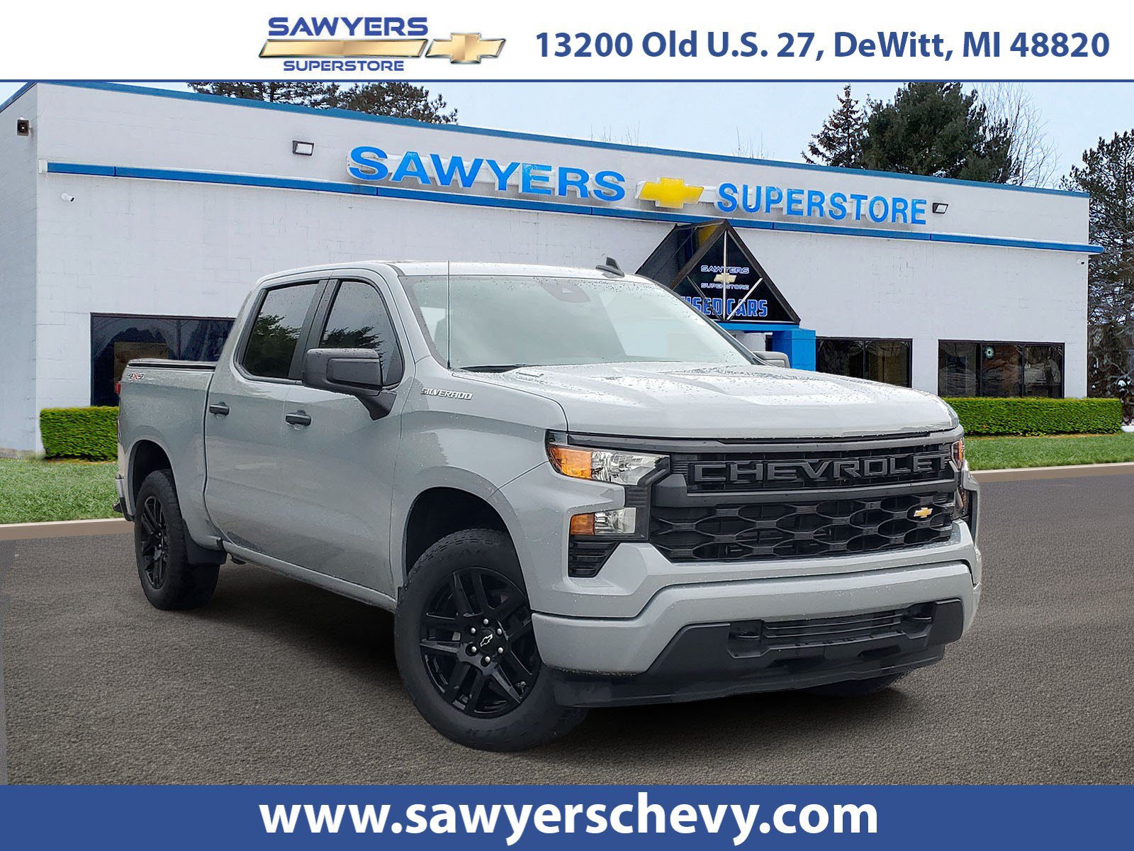 Certified 2024 Chevrolet Silverado 1500 Custom w/ Turbomax Blackout Package