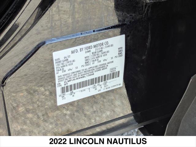 Certified 2022 Lincoln Nautilus FWD w/ Premium Package image 29