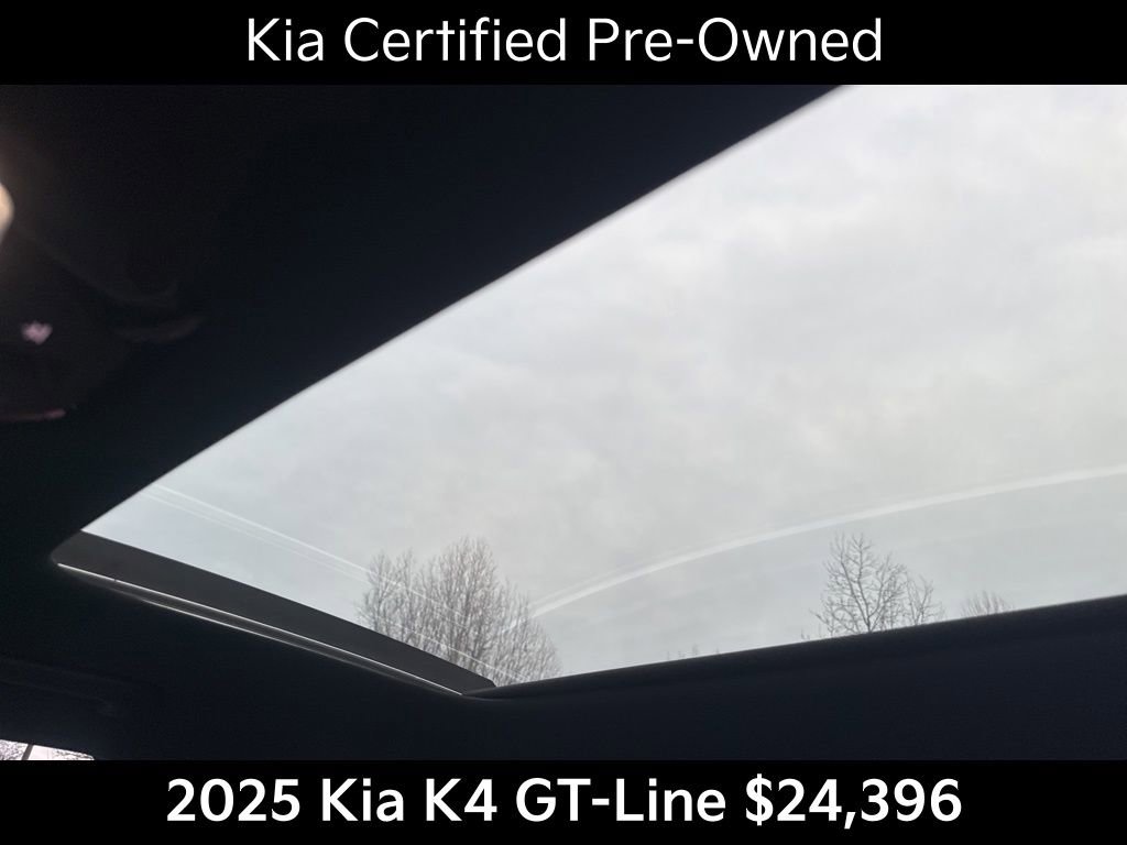 Certified 2025 Kia K4 GT-Line w/ GT-Line Sunroof Package image 33