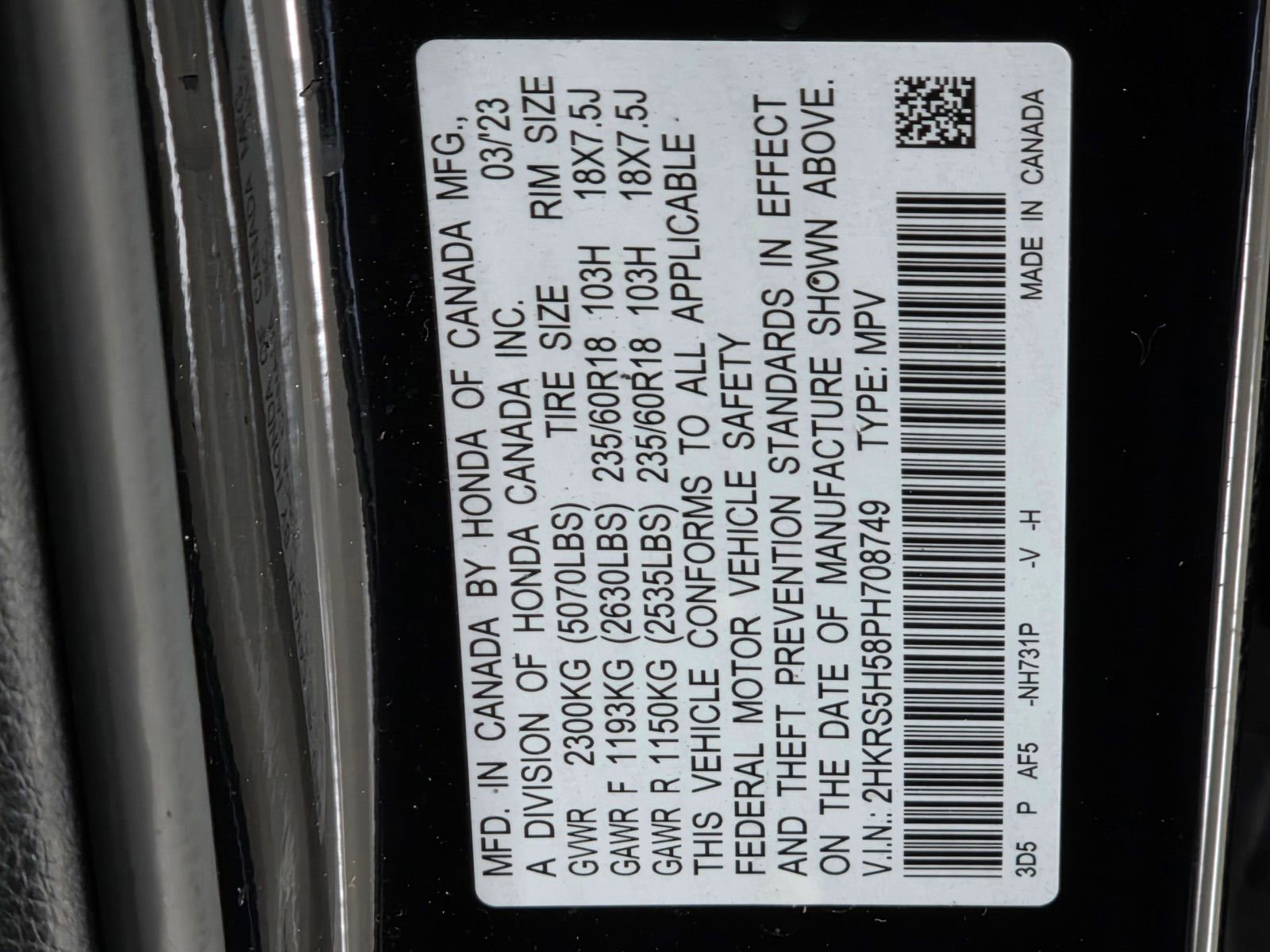 Used 2023 Honda CR-V Sport image 35