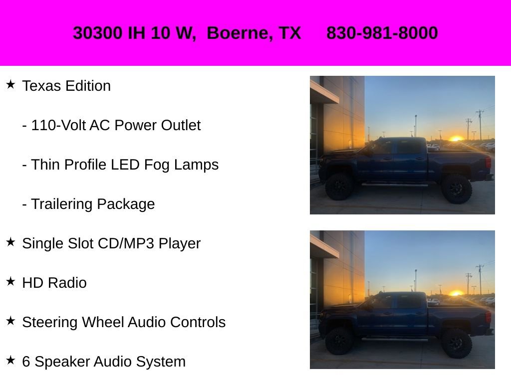 Used 2018 Chevrolet Silverado 1500 LT w/ Texas Edition image 21