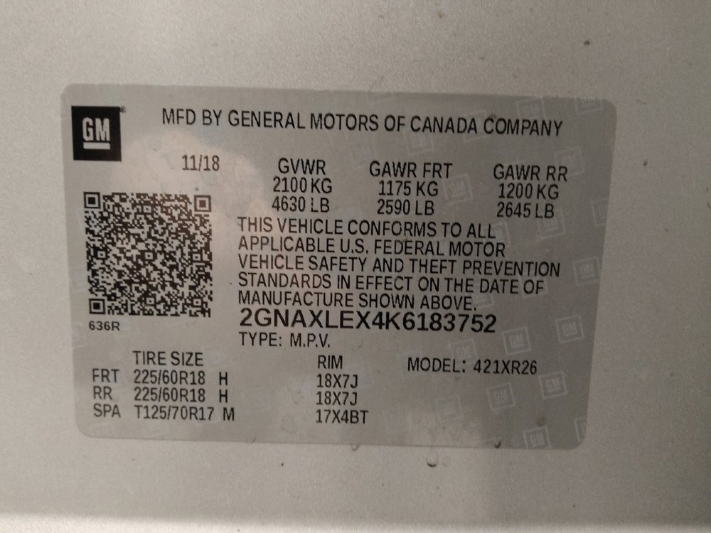 Used 2019 Chevrolet Equinox LT image 33