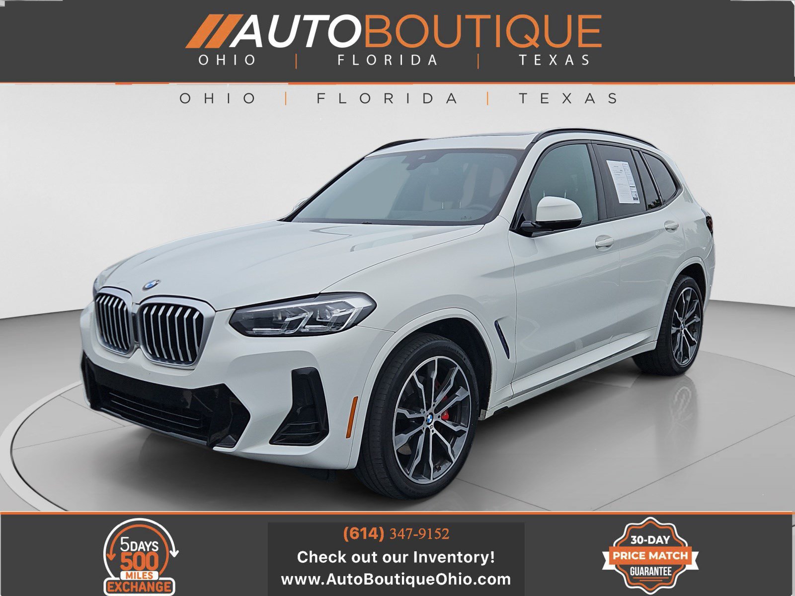 Used 2022 BMW X3 xDrive30i w/ M Sport Package 2