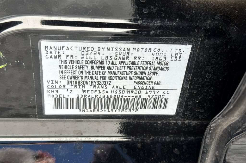 Certified 2024 Nissan Sentra SR FWD image 28