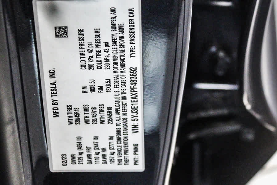 Used 2023 Tesla Model 3 Standard Range RWD image 32