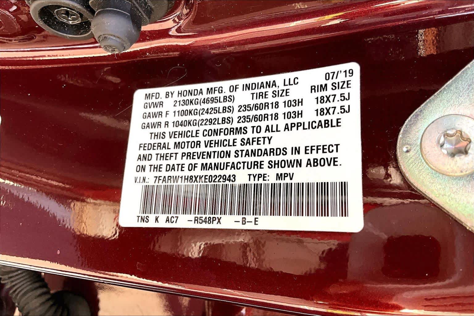Used 2019 Honda CR-V EX-L image 32