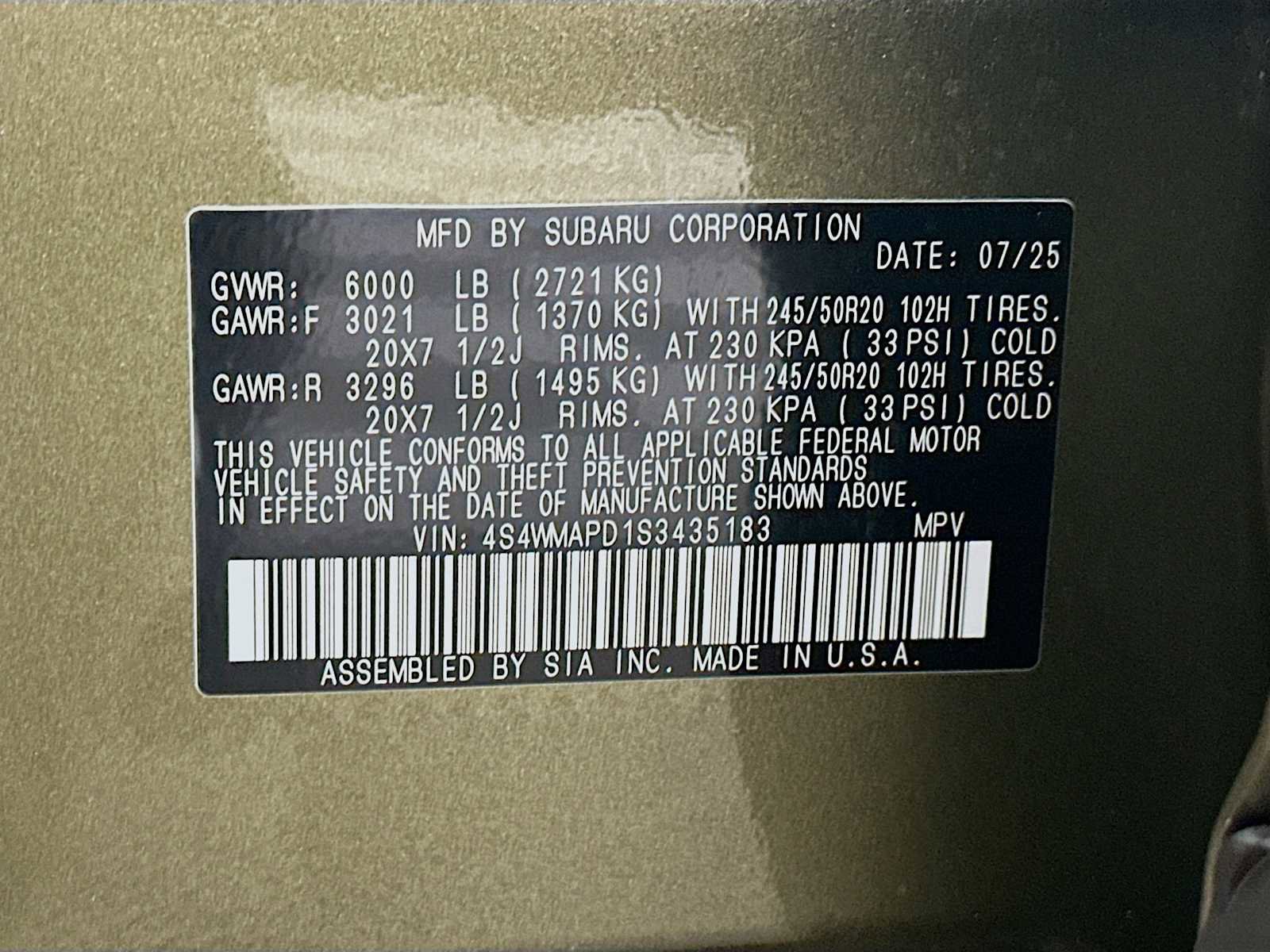 New 2025 Subaru Ascent Limited image 32