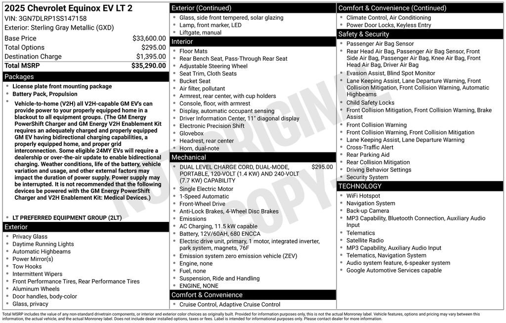 Used 2025 Chevrolet Equinox EV LT FWD image 10