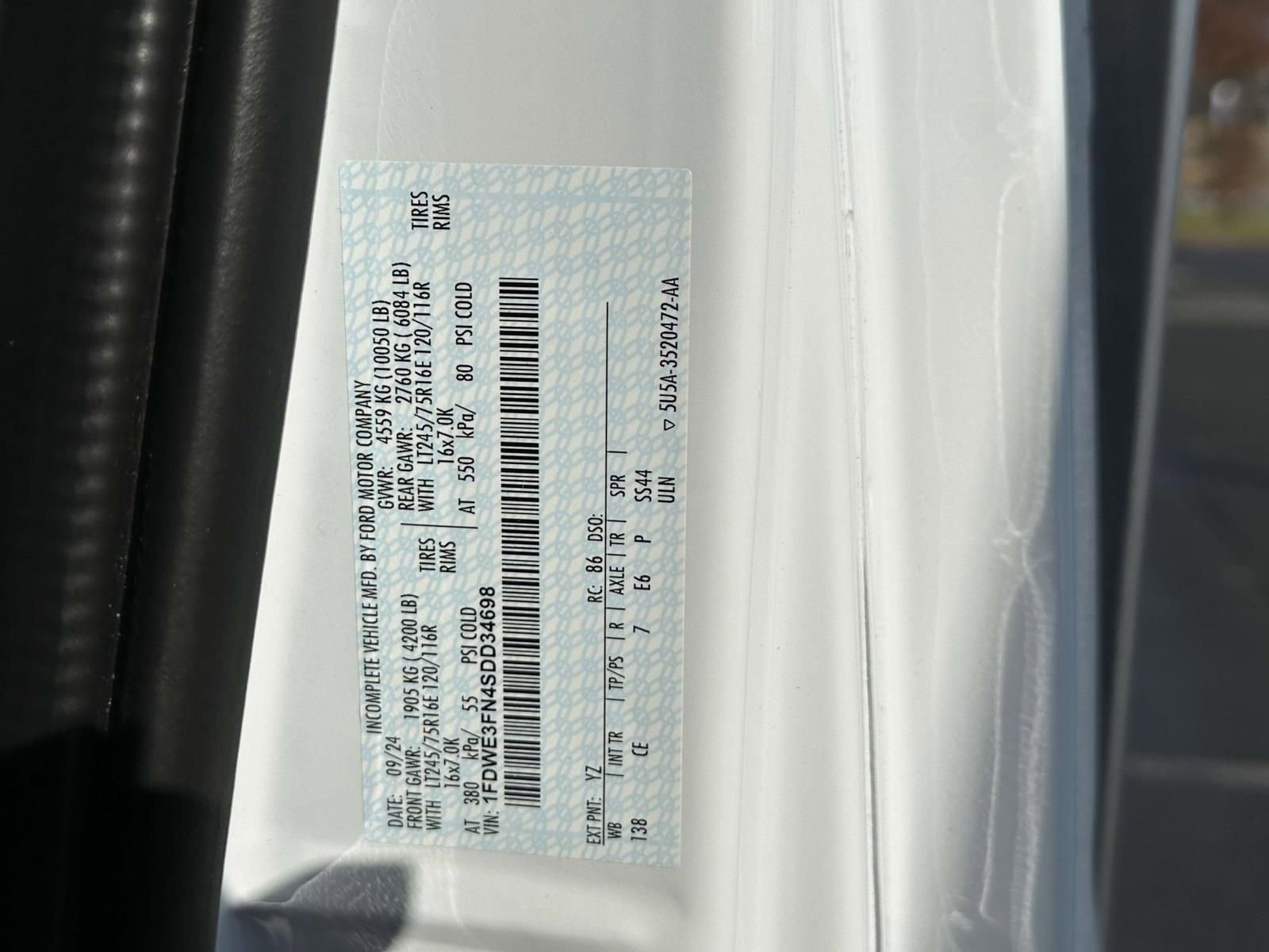 New 2025 Ford E-350 and Econoline 350 Super Duty w/ Power Equipment Group image 20