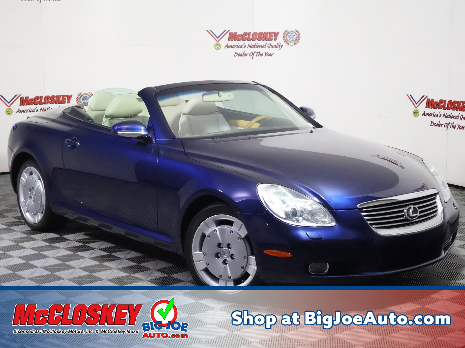 Used 2002 Lexus SC 430 Convertible