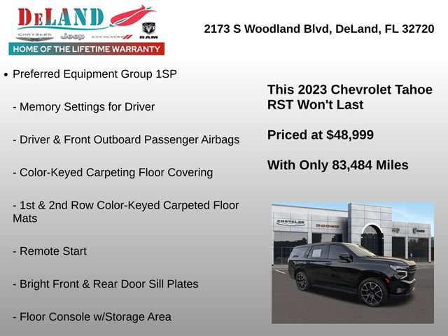 Used 2023 Chevrolet Tahoe RST AWD/4WD image 6
