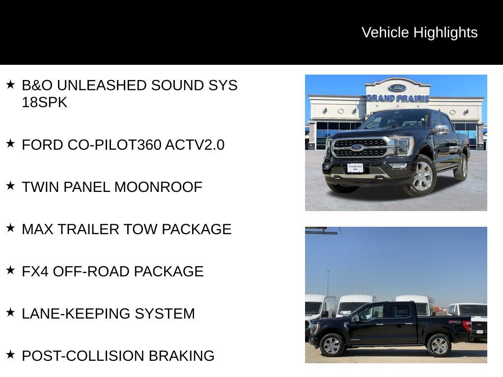 Used 2021 Ford F150 Platinum w/ Equipment Group 701A High image 5