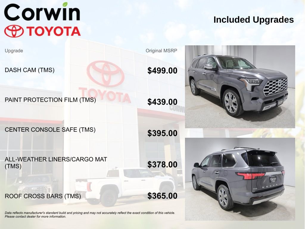 Used 2025 Toyota Sequoia Capstone AWD/4WD image 4