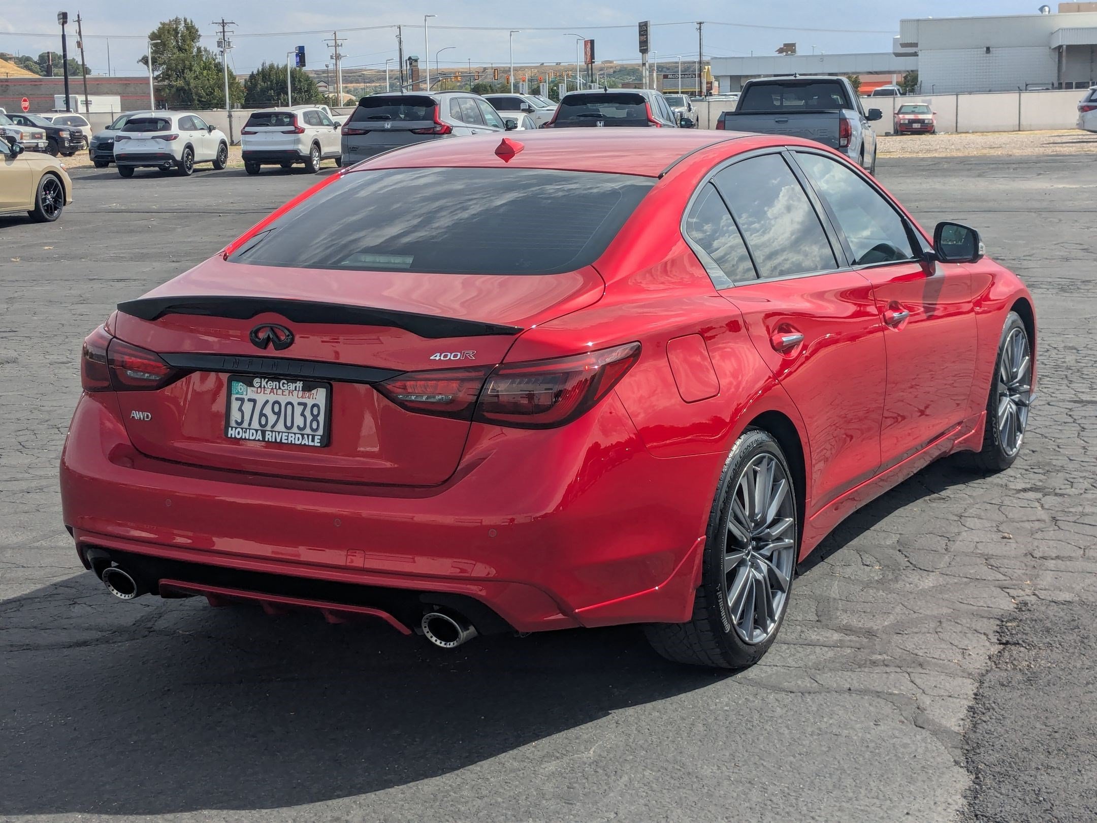Used 2021 INFINITI Q50 Red Sport 400 AWD/4WD image 3