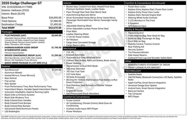 Used 2020 Dodge Challenger GT w/ Plus Package image 6