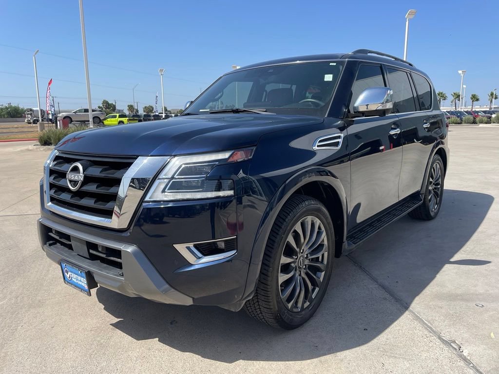 Certified 2023 Nissan Armada Platinum w/ Captain's Chairs Package RWD image 3
