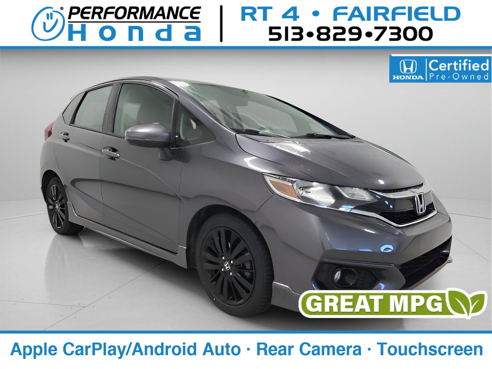Certified 2020 Honda Fit Sport image 1