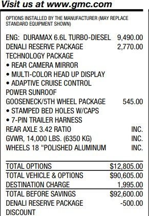 Used 2024 GMC Sierra 3500 Denali w/ Denali Reserve Package image 2
