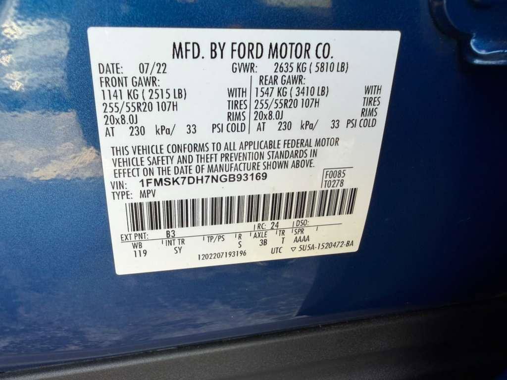 Used 2022 Ford Explorer XLT w/ Equipment Group 202A image 17