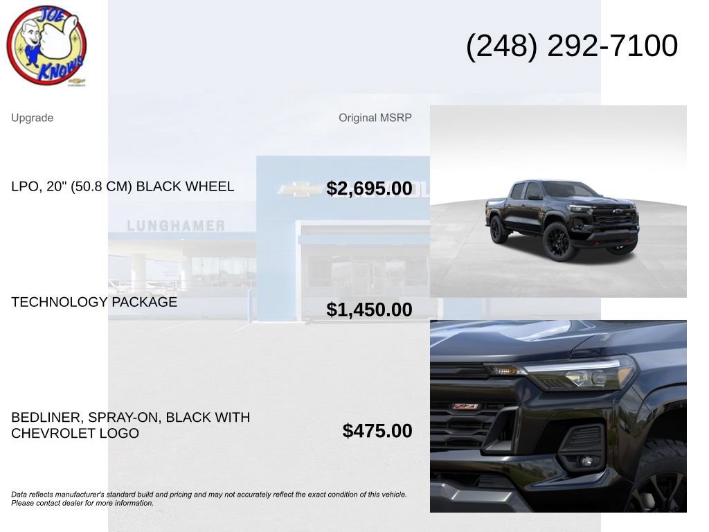 New 2026 Chevrolet Colorado Z71 w/ Technology Package AWD/4WD image 5