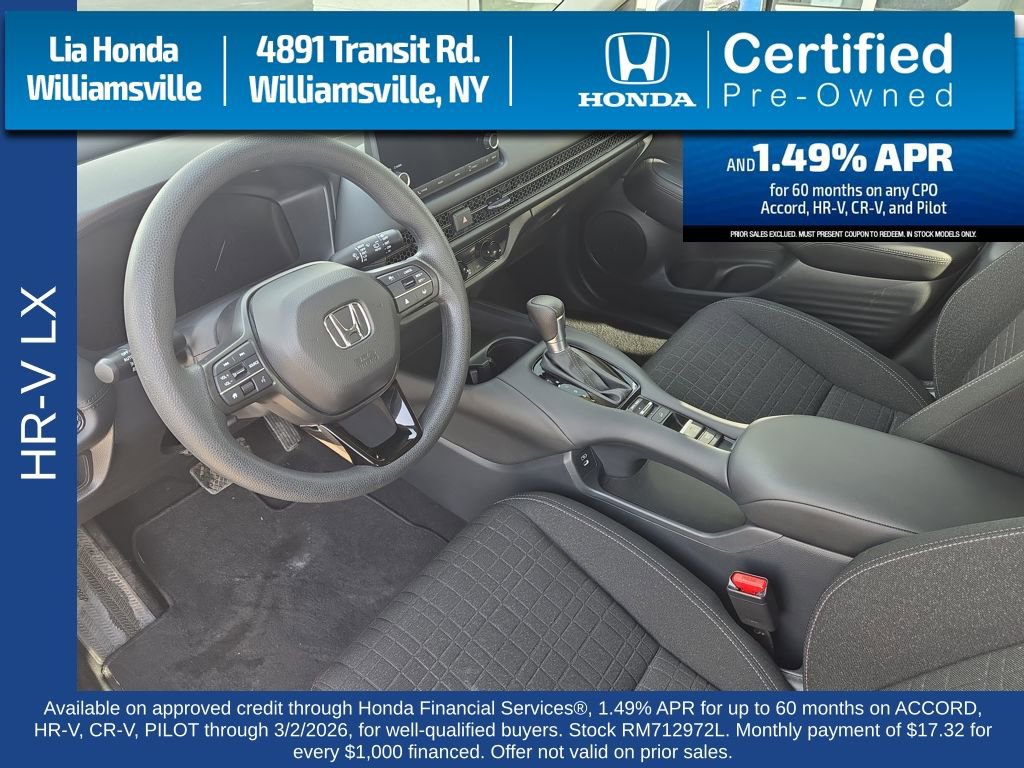 Certified 2024 Honda HR-V LX image 24