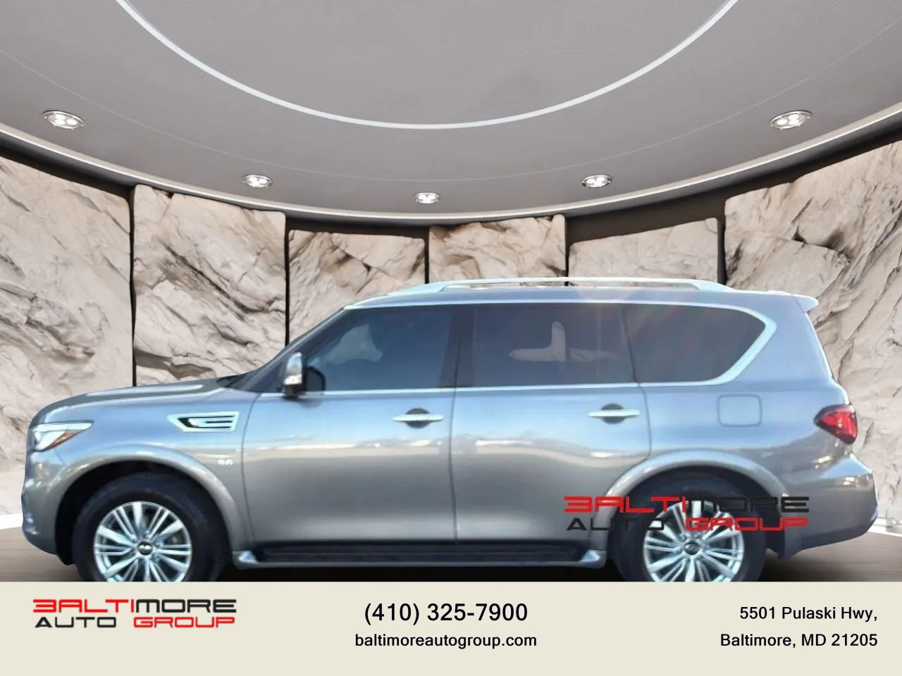 Used 2019 INFINITI QX80 Luxe w/ Proassist Package AWD/4WD image 7