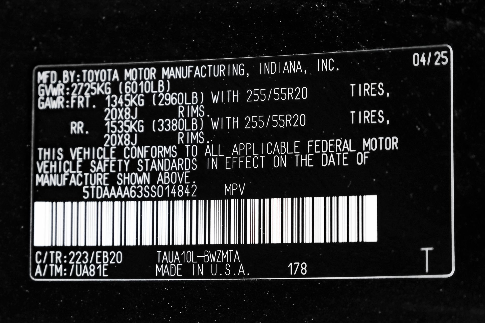 Used 2025 Lexus TX 350 FWD w/ Technology Package image 62