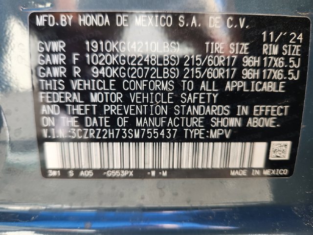 Used 2025 Honda HR-V EX-L image 24