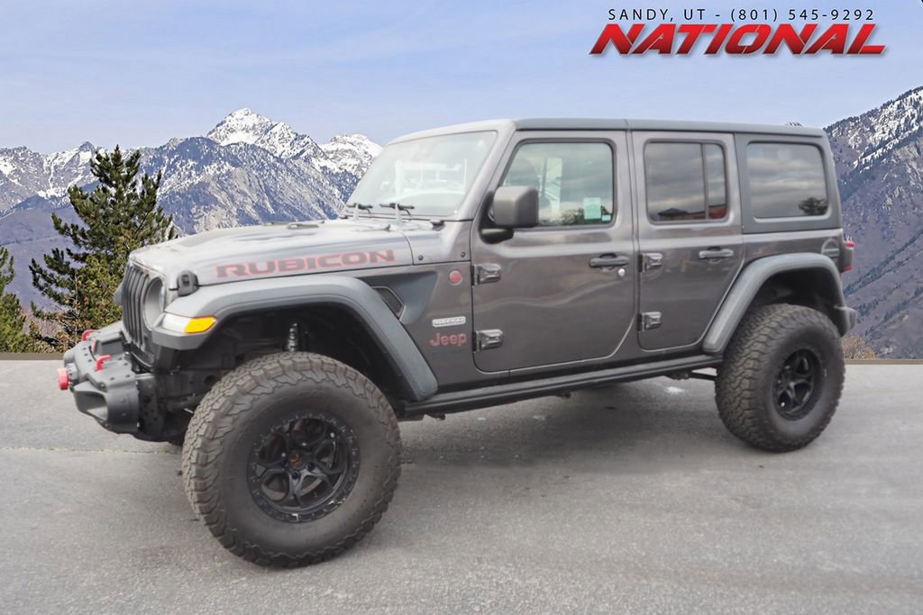 Used 2020 Jeep Wrangler Unlimited Rubicon w/ Quick Order Package 28Y Recon AWD/4WD image 1
