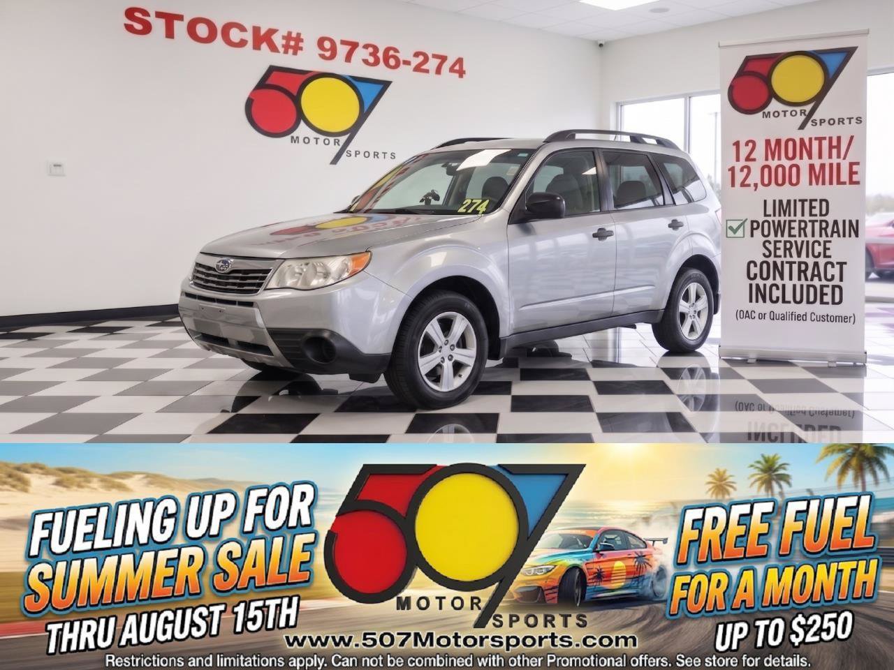 Used 2010 Subaru Forester 2.5X w/ Popular Equipment Group 1A