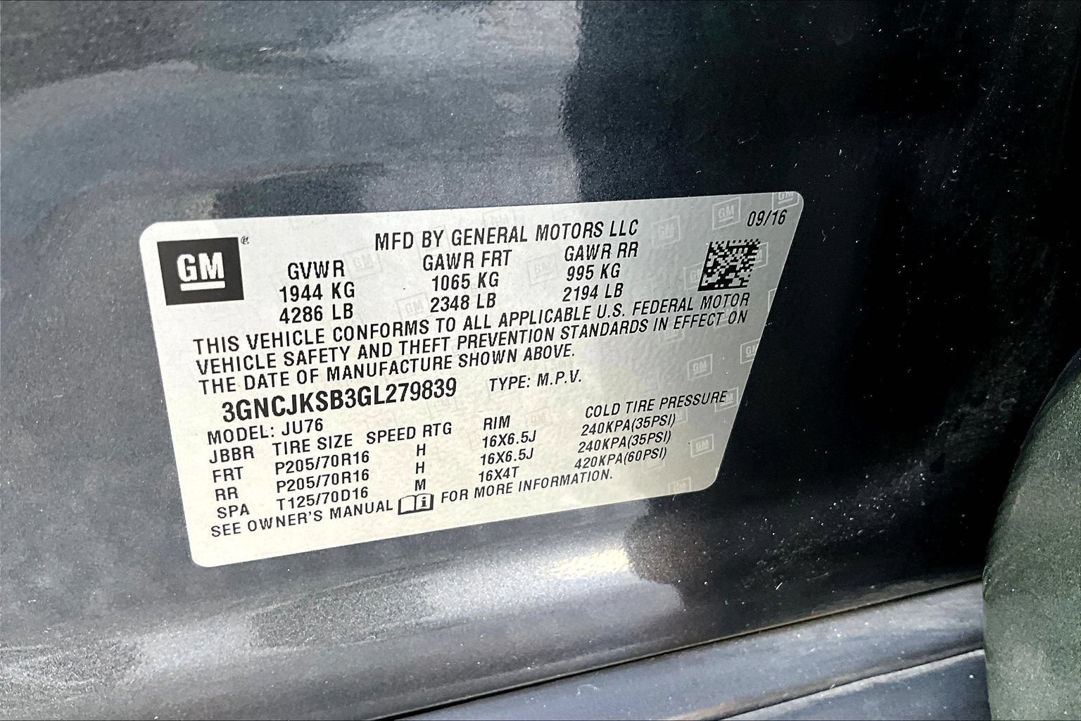 Used 2016 Chevrolet Trax LS FWD image 11
