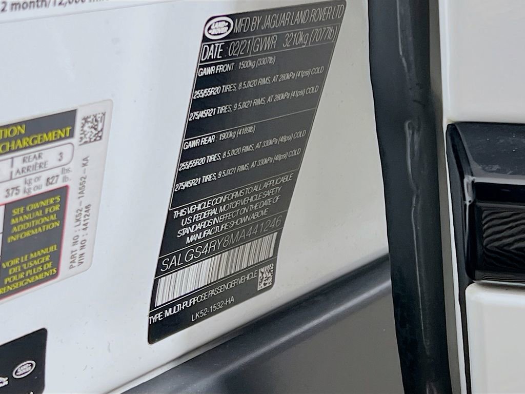 Used 2021 Land Rover Range Rover HSE AWD/4WD image 34