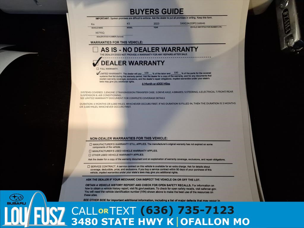 Used 2023 Kia K5 EX w/ EX Premium Package image 35